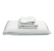 Rest Therapy Bedding Package Twin Breeze Bamboo Bed Sheet and Pillowcase Bedding Package in White - Available in 4 Sizes