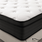 Rest Therapy Mattress 12 Inch Horizon Bamboo Pocket Coil Mattress - Available in 3 Sizes