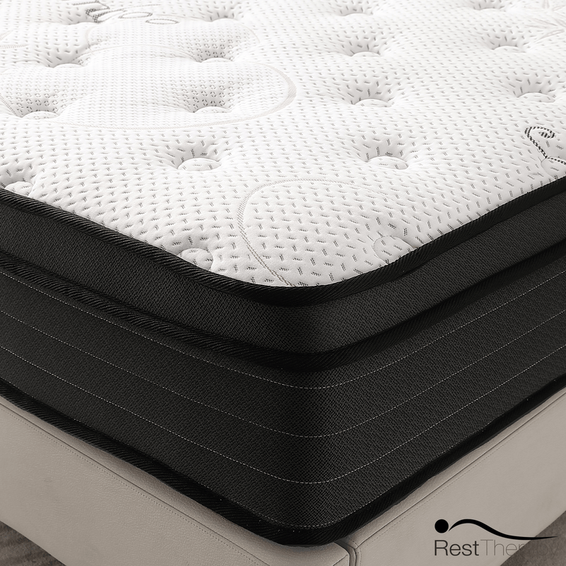 Rest Therapy Mattress 12 Inch Horizon Bamboo Pocket Coil Mattress - Available in 3 Sizes