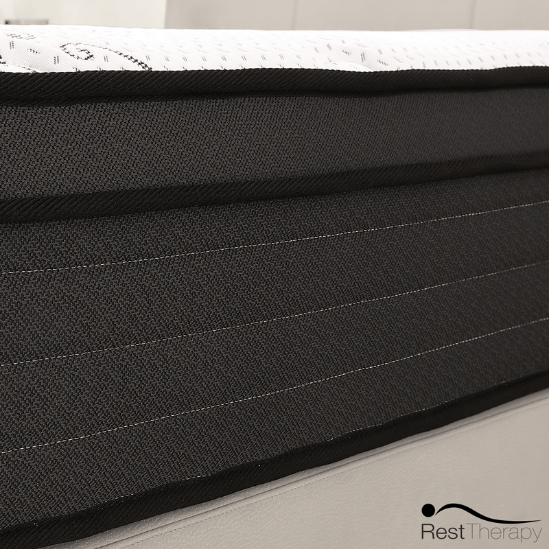 Rest Therapy Mattress 12 Inch Horizon Bamboo Pocket Coil Mattress - Available in 3 Sizes