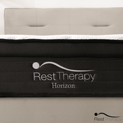Rest Therapy Mattress 12 Inch Horizon Bamboo Pocket Coil Mattress - Available in 3 Sizes
