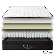 Rest Therapy Mattress 12 Inch Horizon Bamboo Pocket Coil Mattress - Available in 3 Sizes