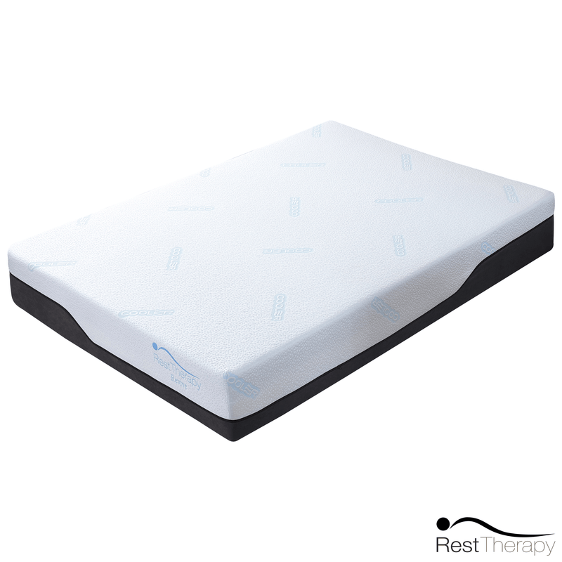 Rest Therapy Mattress 12 Inch Revive Ice Silk Cool Gel Memory Foam Mattress - Available in 4 Sizes
