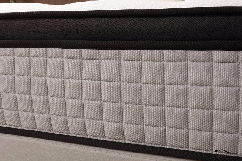 Rest Therapy Mattress 14 Inch Euphoria Cooling Pillow Top Plush Hybrid Pocket Coil Mattress with Cool Gel Memory Foam - Available in 2 Sizes