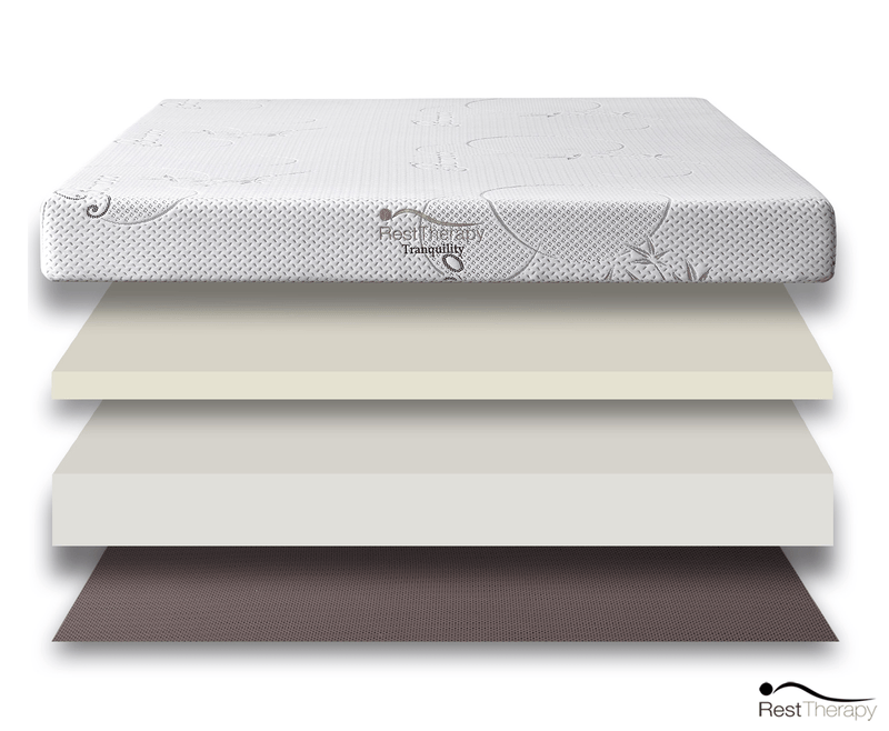 Rest Therapy Mattress 6 Inch Tranquility Bamboo Memory Foam Mattress - Available in 4 Sizes