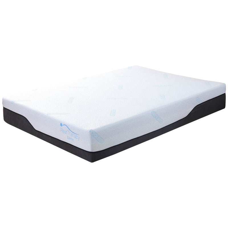 Rest Therapy Mattress Twin 12 Inch Revive Ice Silk Cool Gel Memory Foam Mattress - Available in 4 Sizes