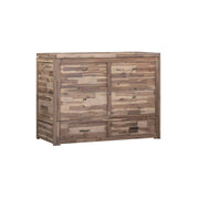 Rustic Classics Beach Stow Full Size Murphy Bed Cabinet with Gel Memory Foam Mattress - Available in 4 Colours