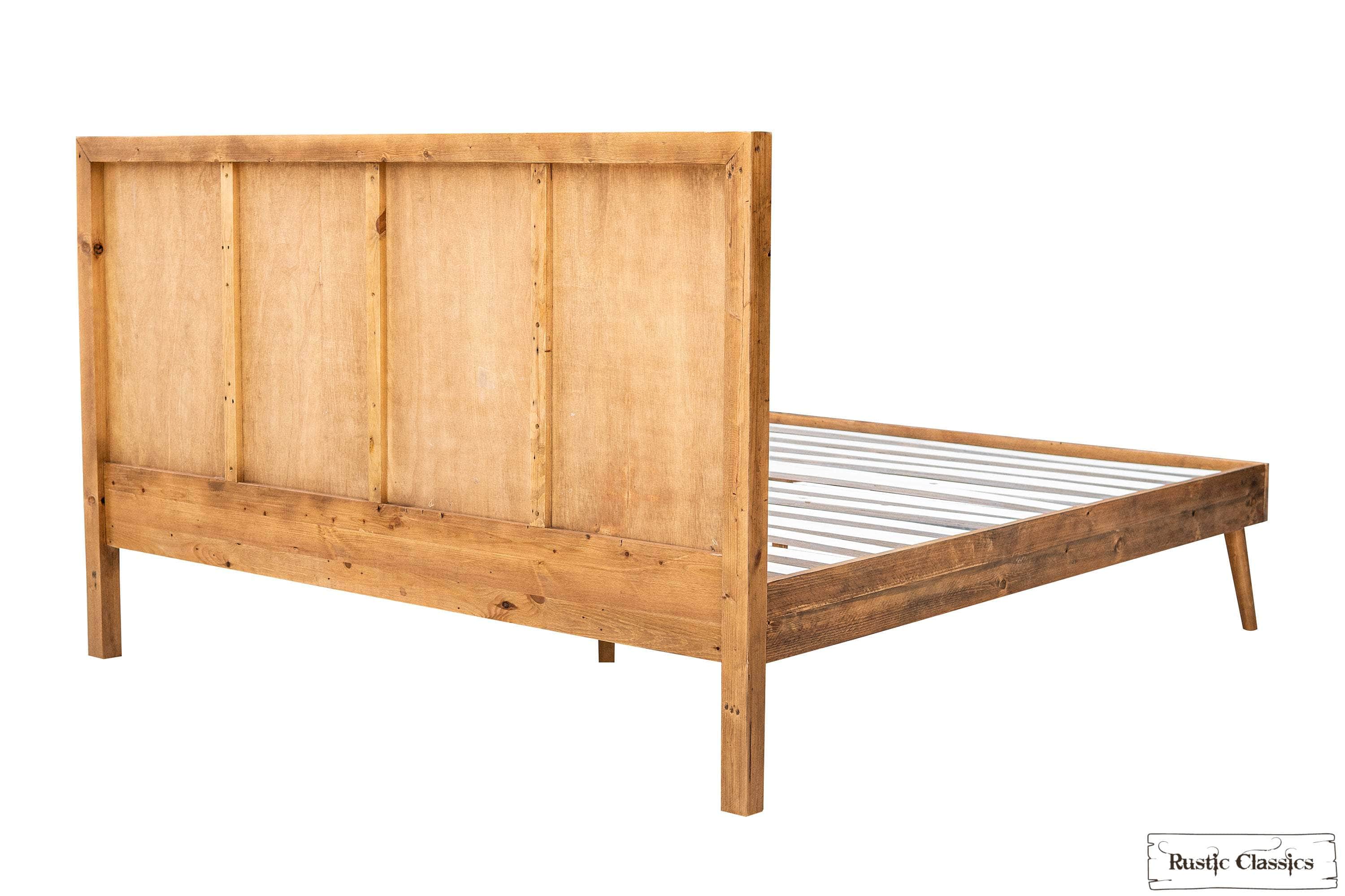 Rustic Classics Bed Cypress Reclaimed Wood Platform Bed in Spice - Available in 2 Sizes