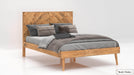 Rustic Classics Bed Cypress Reclaimed Wood Platform Bed in Spice - Available in 2 Sizes