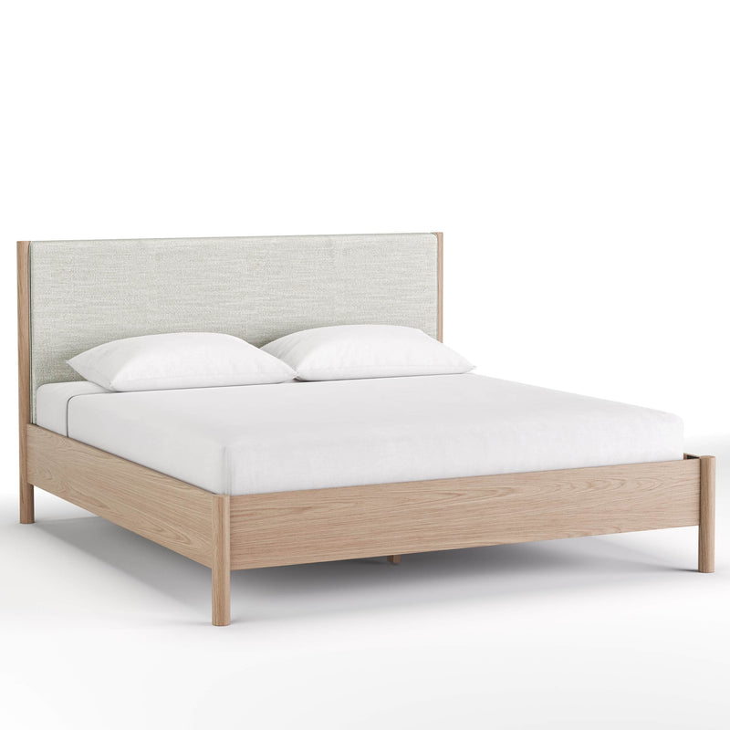Rustic Classics Bed King Tofino Oak Platform Bed in Beachwood - Available in 2 Sizes