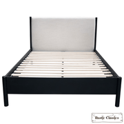 Rustic Classics Bed Muskoka Oak Platform Bed in Black - Available in 2 Sizes