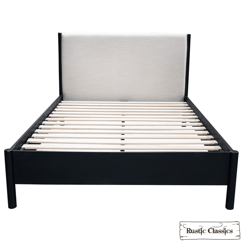 Rustic Classics Bed Muskoka Oak Platform Bed in Black - Available in 2 Sizes