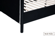 Rustic Classics Bed Muskoka Oak Platform Bed in Black - Available in 2 Sizes