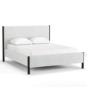 Rustic Classics Bed Queen Muskoka Upholstered Oak Platform Bed in Black - Available in 2 Sizes