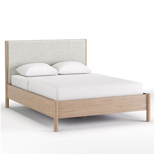 Rustic Classics Bed Queen Tofino Oak Platform Bed in Beachwood - Available in 2 Sizes