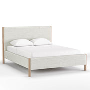 Rustic Classics Bed Queen Tofino Upholstered Oak Platform Bed in Beachwood - Available in 2 Sizes