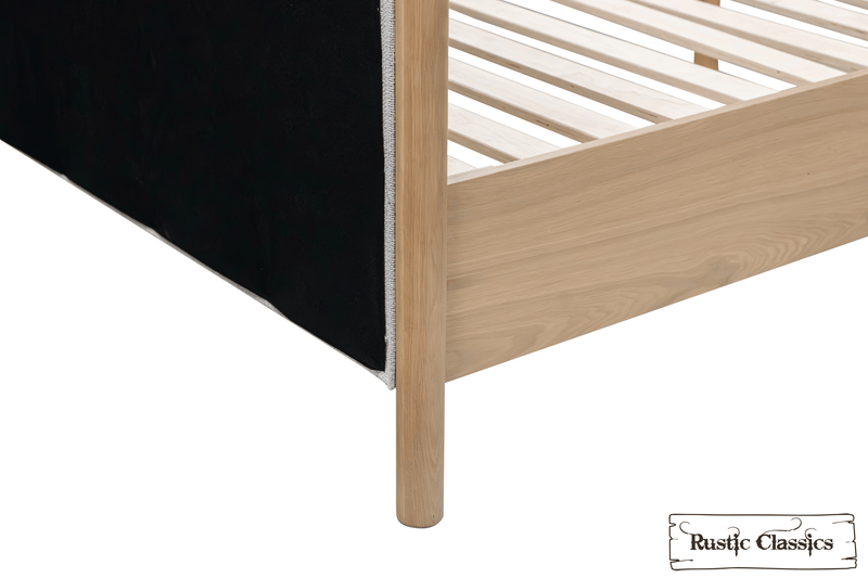 Rustic Classics Bed Tofino Oak Platform Bed in Beachwood - Available in 2 Sizes