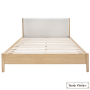 Rustic Classics Bed Tofino Oak Platform Bed in Beachwood - Available in 2 Sizes