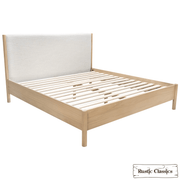 Rustic Classics Bed Tofino Oak Platform Bed in Beachwood - Available in 2 Sizes