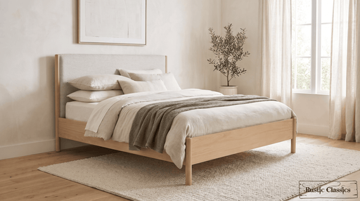 Rustic Classics Bed Tofino Oak Platform Bed in Beachwood - Available in 2 Sizes