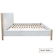 Rustic Classics Bed Tofino Upholstered Oak Platform Bed in Beachwood - Available in 2 Sizes