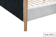 Rustic Classics Bed Tofino Upholstered Oak Platform Bed in Beachwood - Available in 2 Sizes