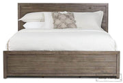 Rustic Classics Bed Whistler Reclaimed Wood Platform Bed with 4 Storage Drawers in Grey - Available in 2 Sizes