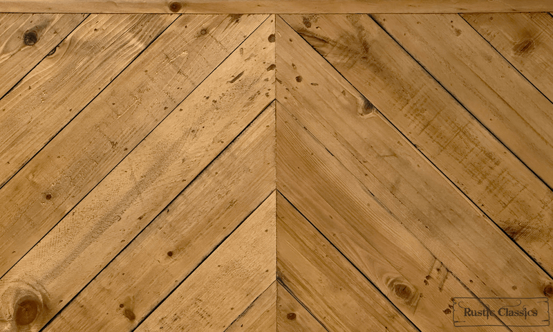 Rustic Classics Bedroom Set Cypress 4 Piece Reclaimed Wood Platform Bedroom Furniture Set in Spice - Available in 2 Sizes