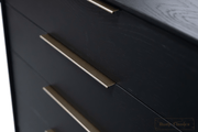 Rustic Classics Drawer Chest Muskoka Oak 5 Drawer Chest in Black