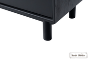 Rustic Classics Drawer Chest Muskoka Oak 5 Drawer Chest in Black