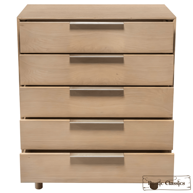Rustic Classics Drawer Chest Tofino Oak 5 Drawer Chest in Beachwood