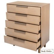 Rustic Classics Drawer Chest Tofino Oak 5 Drawer Chest in Beachwood