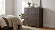 Rustic Classics Drawer Chest Whistler Reclaimed Wood 6 Drawer Chest in Brown