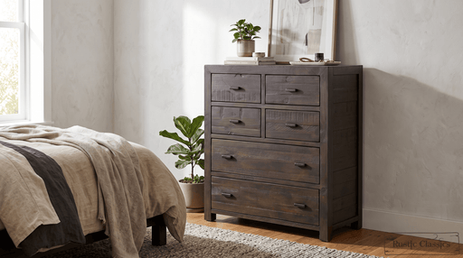 Rustic Classics Drawer Chest Whistler Reclaimed Wood 6 Drawer Chest in Brown
