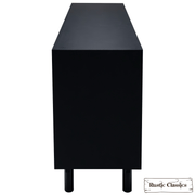 Rustic Classics Dresser Muskoka Oak 6 Drawer Dresser in Black