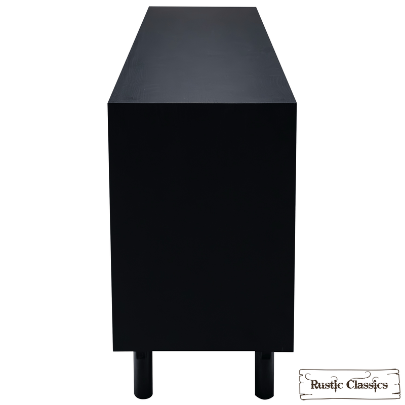 Rustic Classics Dresser Muskoka Oak 6 Drawer Dresser in Black