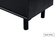 Rustic Classics Dresser Muskoka Oak 6 Drawer Dresser in Black