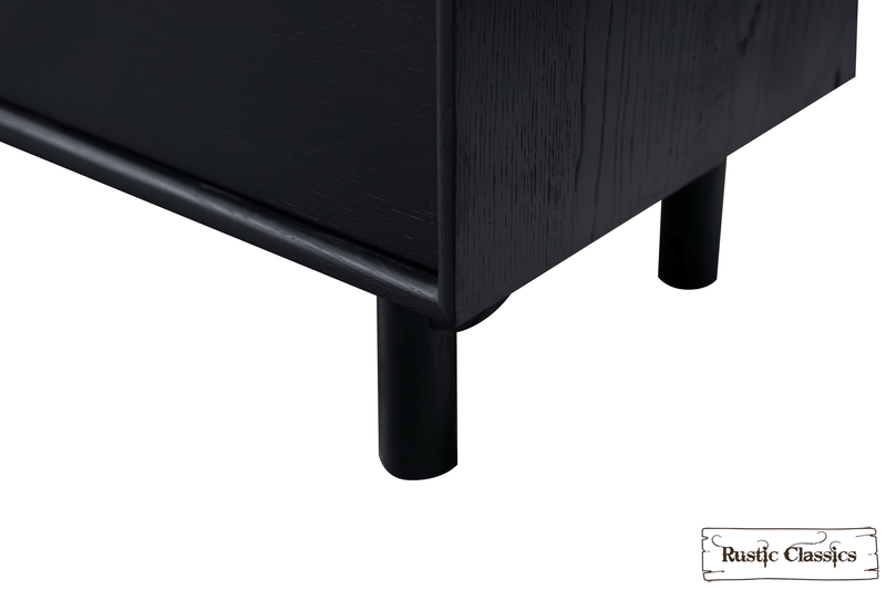 Rustic Classics Dresser Muskoka Oak 6 Drawer Dresser in Black