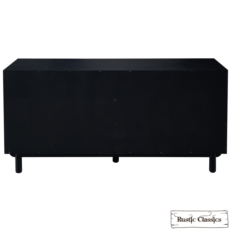 Rustic Classics Dresser Muskoka Oak 6 Drawer Dresser in Black