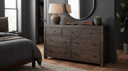 Rustic Classics Dresser Whistler Reclaimed Wood 7 Drawer Dresser in Brown