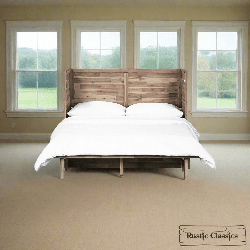 Rustic Classics Murphy Bed Stow Full Size Murphy Bed Cabinet Only - No Mattress - Available in 4 Colours