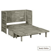 Rustic Classics Murphy Bed Stow Full Size Murphy Bed Cabinet Only - No Mattress - Available in 4 Colours