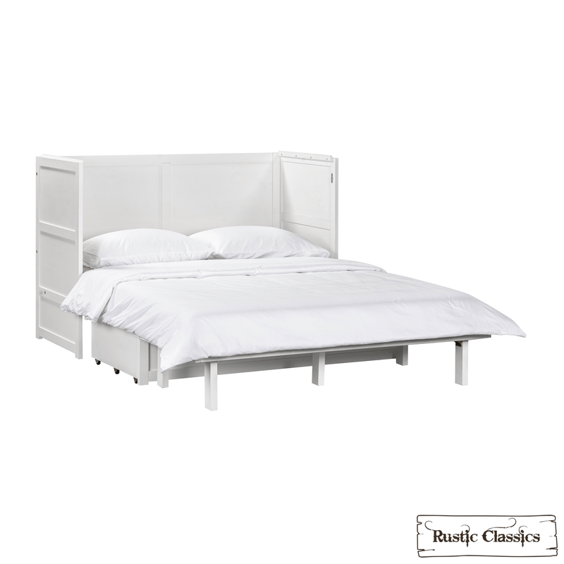 Rustic Classics Murphy Bed Stow King Size Murphy Bed Cabinet Only - No Mattress - Available in 2 Colours