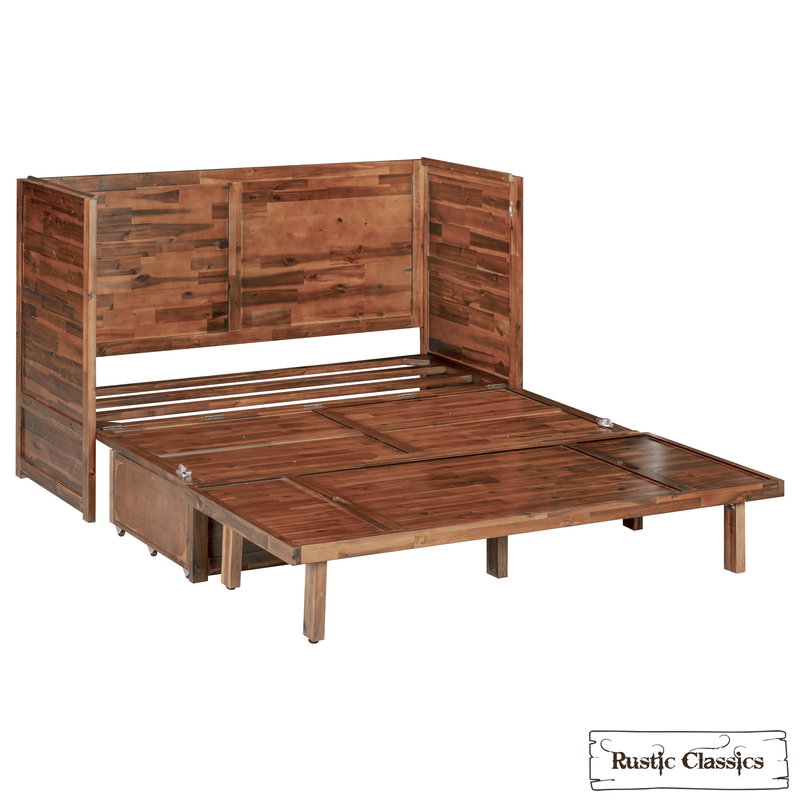 Rustic Classics Murphy Bed Stow King Size Murphy Bed Cabinet Only - No Mattress - Available in 2 Colours