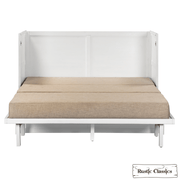 Rustic Classics Murphy Bed Stow King Size Murphy Bed Cabinet with Gel Memory Foam Mattress - Available in 2 Colours
