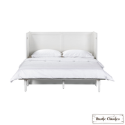 Rustic Classics Murphy Bed Stow Queen Size Murphy Bed Cabinet with Gel Memory Foam Mattress - Available in 4 Colours