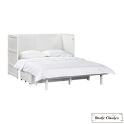 Rustic Classics Murphy Bed Stow Queen Size Murphy Bed Cabinet with Gel Memory Foam Mattress - Available in 4 Colours