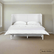 Rustic Classics Murphy Bed Stow Queen Size Murphy Bed Cabinet with Gel Memory Foam Mattress - Available in 4 Colours