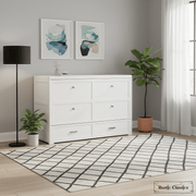 Rustic Classics Murphy Bed Stow Queen Size Murphy Bed Cabinet with Gel Memory Foam Mattress - Available in 4 Colours
