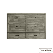 Rustic Classics Murphy Bed Stow Queen Size Murphy Bed Cabinet with Gel Memory Foam Mattress - Available in 4 Colours